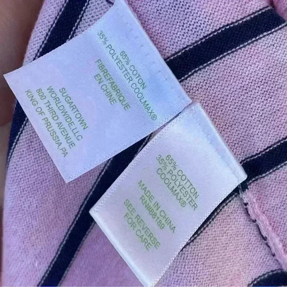 LILLY PULITZER Melenie "Cool-Max" Sweater in Heathered Pink Tropics Stripe Large - Picture 6 of 7